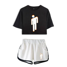 Load image into Gallery viewer, Women Two Piece Set Shorts And T-shirt Clothes