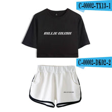 Load image into Gallery viewer, Women Two Piece Set Shorts And T-shirt Clothes