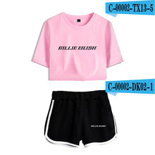 Load image into Gallery viewer, Women Two Piece Set Shorts And T-shirt Clothes