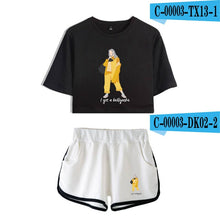 Load image into Gallery viewer, Women Two Piece Set Shorts And T-shirt Clothes