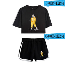 Load image into Gallery viewer, Women Two Piece Set Shorts And T-shirt Clothes