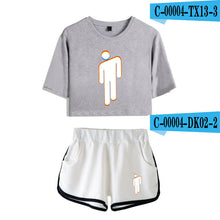 Load image into Gallery viewer, Women Two Piece Set Shorts And T-shirt Clothes