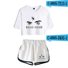 Load image into Gallery viewer, Women Two Piece Set Shorts And T-shirt Clothes