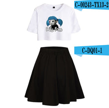 Load image into Gallery viewer, Sally Face Summer Women Two Sets Short Skirt And T-shirts Clothes