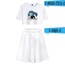 Load image into Gallery viewer, Sally Face Summer Women Two Sets Short Skirt And T-shirts Clothes