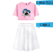 Load image into Gallery viewer, Sally Face Summer Women Two Sets Short Skirt And T-shirts Clothes