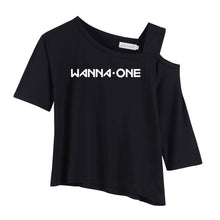 Load image into Gallery viewer, T-shirts Off-should pop Women Girl T-shirt
