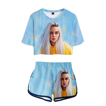 Load image into Gallery viewer, 3D Billie Eilish Two Pieces sets Women Fashion