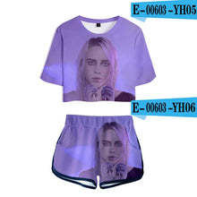 Load image into Gallery viewer, 3D Billie Eilish Two Pieces sets Women Fashion