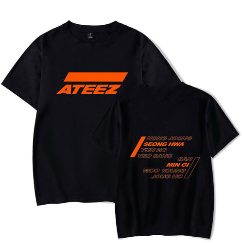 ATEEZ Print Casual T-shirts